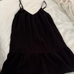 Z Supply Charcoal Midi Dress